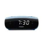 Radio Relógio Despertador Digital Tela LED Vermelha 2 Alarmes Rádio FM USB Sleep 5W