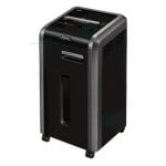Destructora Fellowes 225i corte en tiras, 20 hojas, 60L, 24cm, tritura grapas, clips, CDs y tarjetas, 4 ruedas, negro Destructora Fellowes 225i corte en tiras, 20 hojas, 60L, 24cm, tritura grapas, clips, CDs y tarjetas, 4 ruedas, negro