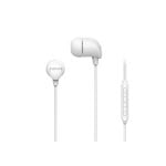 Auriculares Philips alámbricos con micrófono en blanco para llamadas y música Auriculares Philips alámbricos con micrófono en blanco para llamadas y música