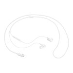Auricolari Samsung con filo USB bianchi in-ear per chiamate e musica con microfono integrato Auricolari Samsung con filo USB bianchi in-ear per chiamate e musica con microfono integrato