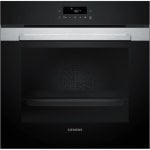 Forno Elétrico Siemens iQ300 HB372AES3 71L Preto/Inox Autolimpeza profissional LED Forno Elétrico Siemens iQ300 HB372AES3 71L Preto/Inox Autolimpeza profissional LED
