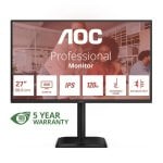 Monitor AOC Q27E4U 27" Quad HD 2560x1440 120Hz IPS höhenverstellbar Low Blue Light Monitor AOC Q27E4U 27" Quad HD 2560x1440 120Hz IPS höhenverstellbar Low Blue Light