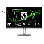 Monitor Philips 24B2G5200/00 23.8" FullHD 100Hz IPS USB 3.2 Altavoces Ajuste Altura VESA Antracita