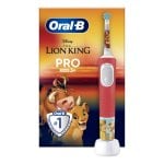 Cepillo de dientes eléctrico Oral-B Kids Vitality Pro, 2 modos, temporizador 2 min, batería integrada, rojo/multicolor