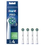 Oral-B CrossAction 4 Testine Ricambio Bianco Compatibili con Spazzolini Oral-B in Confezione Scatola Oral-B CrossAction 4 Testine Ricambio Bianco Compatibili con Spazzolini Oral-B in Confezione Scatola