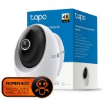 Tapo C260 Cámara de Vigilancia 360º Interior, 4K 8MP, Detección IA Gratuita Avanzada, Reconocimiento Facial, Visión Nocturna