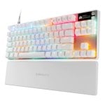 Tastiera meccanica Steelseries Apex Pro TKL Gen 3 Layout US Retroilluminazione RGB OLED Bianco Tastiera meccanica Steelseries Apex Pro TKL Gen 3 Layout US Retroilluminazione RGB OLED Bianco