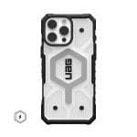 UAG Pathfinder TPU Schutzcover, Schwarz und Transparent, kompatibel mit iPhone 16 Pro Max 17,5 cm