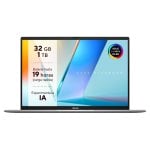 Portátil ASUS Vivobook OLED M3607KA-SH050W 16" AMD Ryzen AI 7 350 32GB 1TB SSD Radeon 860M Plata