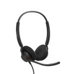 Auricolari Jabra con cavo USB Type-C / Type-A neri per ufficio con microfono boom Auricolari Jabra con cavo USB Type-C / Type-A neri per ufficio con microfono boom