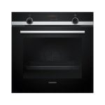 Forno Elétrico Siemens HQ574AER3 71L Preto Inox com vapor, pirolítico e controlo tátil Forno Elétrico Siemens HQ574AER3 71L Preto Inox com vapor, pirolítico e controlo tátil