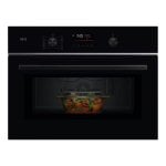 Horno eléctrico AEG TM5NK401B 44L Negro con microondas, grill y conectividad Wi-Fi