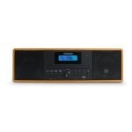 Microcadena Bluetooth 50w Efecto Madera Radio Fm Lector Cd Mooov 477380