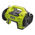 Compresor de Aire Sin Cable 18V ONE+ Ryobi Verde 150PSI Lectura Digital Desinflado Rápido Compresor de Aire Sin Cable 18V ONE+ Ryobi Verde 150PSI Lectura Digital Desinflado Rápido