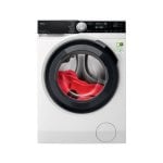 Máquina de Lavar Roupa AEG LFR9514L6U 10kg 1400rpm Classe A Branca Painel Preto Connected PowerCare Vapor