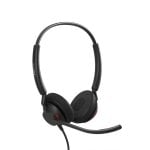 Auricolari Jabra con Filo per Ufficio con Doppio Microfono e Comfort Ultraleggero Nero Auricolari Jabra con Filo per Ufficio con Doppio Microfono e Comfort Ultraleggero Nero