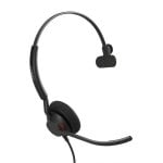 Auricolari Jabra Engage 40 cablati con doppio microfono e protezione acustica neri Auricolari Jabra Engage 40 cablati con doppio microfono e protezione acustica neri