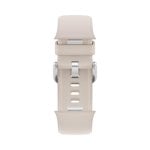 Correa blanca fluoroelastómero Huawei Watch Fit 3 20mm compatible resistente y cómoda