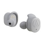 Auriculares Audio-Technica inalámbricos Bluetooth 5.0 gris con micrófono integrado Auriculares Audio-Technica inalámbricos Bluetooth 5.0 gris con micrófono integrado