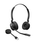 Auricolari Jabra Engage 55 Stereo wireless DECT con Microfono e Protezione SafeTone Nero Titanio Auricolari Jabra Engage 55 Stereo wireless DECT con Microfono e Protezione SafeTone Nero Titanio