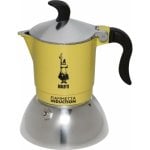 Cafetera Italiana Bialetti 29588 100ml aluminio acero amarilla