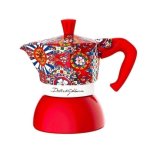 Cafetière italienne Bialetti Moka Induction Dolce&Gabbana 0,09 L 2 Tasses