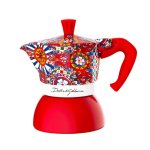 Cafetera Moka Induction Bialetti Dolce&Gabbana 0,09L 2 tazas Aluminium Acier Cafetera Moka Induction Bialetti Dolce&Gabbana 0,09L 2 tazas Aluminium Acier
