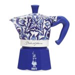Espressokocher elektrisch Bialetti 0005345 0,13L 3 Tassen Aluminium Blau Weiß