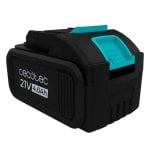 Batería 21V 4.000mAh compatible con herramientas Cecotec, carga rápida y puerto integrado