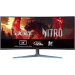 Monitor PC Acer Nitro ED0 ED340CUJ0BMIIPX 34" WQHD 120Hz VA Curvo 1ms Altoparlanti