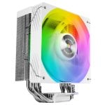 Mars Gaming MCPU-X4ARGB Cooler a Ar TDP 220W com 4x Heatpipes HCT e Ventoinha PWM ARGB 120mm Branco