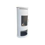 Estufa De Etanol En Acero Con Puerta De Cristal Templado