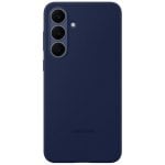 Coque en silicone bleu foncé Samsung pour Galaxy S25 FE Coque en silicone bleu foncé Samsung pour Galaxy S25 FE