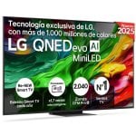 LG QNED evo AI 65QNED86A6A MiniLED 65" 4K Ultra HD 144Hz WebOS HDR10 FreeSync LG QNED evo AI 65QNED86A6A MiniLED 65" 4K Ultra HD 144Hz WebOS HDR10 FreeSync