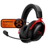 Auriculares HyperX Cloud III S Wireless 2.4GHz/Bluetooth con micrófono y audio espacial Negro/Rojo