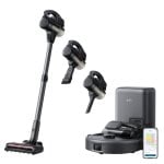 Robot Aspirador eufy E20 3 em 1 com esvaziamento automático e 30000 Pa, filtragem 5 etapas, Pro-Detangle Comb Robot Aspirador eufy E20 3 em 1 com esvaziamento automático e 30000 Pa, filtragem 5 etapas, Pro-Detangle Comb