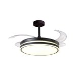 Ventilatore da soffitto Bel Air Rodas LED 72W 4 pale retrattili telecomando