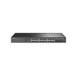 JetStream TL-SG3428X-UPS 24x Gigabit RJ-45, 4x SFP+ 10G, L2+/L3 Managed Switch, 128Gbps, 1U Rackmount