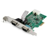 PCIe 2 Port Seriell RS232 Adapter 921,6Kbps Green Asix AX99100 16950 UART