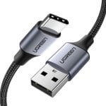 Câble Ugreen USB-A à USB-C 3A 2M Noir avec Connecteurs Renforcés et Nylon Câble Ugreen USB-A à USB-C 3A 2M Noir avec Connecteurs Renforcés et Nylon
