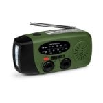 Radio de emergencia portátil solar Thomson RT260, 2000mAh, USB-C, AM/FM/MW, linterna LED, IPX3, Verde Radio de emergencia portátil solar Thomson RT260, 2000mAh, USB-C, AM/FM/MW, linterna LED, IPX3, Verde