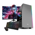 Neo-PC Gaming Intel Core i5-14400F 16GB 480GB SSD RTX 5050 Windows 11 + Monitor 27"