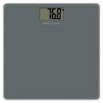 Bilancia personale elettronica con schermo LCD, 180 kg, precisione 100 g, vetro grigio 30x30 cm Bilancia personale elettronica con schermo LCD, 180 kg, precisione 100 g, vetro grigio 30x30 cm