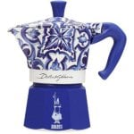 Cafeteira Moka Bialetti Dolce&Gabbana 6 chávenas alumínio compatível indução design exclusivo Cafeteira Moka Bialetti Dolce&Gabbana 6 chávenas alumínio compatível indução design exclusivo