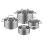 Batería de cocina Classbach C-KTS 4016 Acero inoxidable 7 piezas lavavajillas/inducción/horno Batería de cocina Classbach C-KTS 4016 Acero inoxidable 7 piezas lavavajillas/inducción/horno