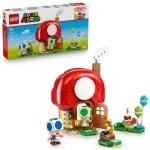 Set LEGO® Super Mario™ Festa a Casa di Toad con 276 pezzi e personaggi Toad Blu e Verde Set LEGO® Super Mario™ Festa a Casa di Toad con 276 pezzi e personaggi Toad Blu e Verde