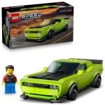 Coche LEGO Speed Champions Dodge Challenger SRT Hellcat 390 piezas minifigura incluido