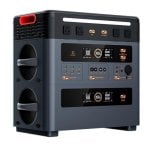 Estação de energia OSCAL PowerMax 2400 Pro 2016Wh 8 portas AC DC USB Bateria LiFePO4 Iluminação LED