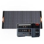 Estação de Energia Portátil OSCAL PowerMax 2400 Pro 2400W + Painel Solar PM400Pro IP67 400W Estação de Energia Portátil OSCAL PowerMax 2400 Pro 2400W + Painel Solar PM400Pro IP67 400W