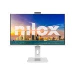 Moniteur Nilox 24" FHD 120Hz IPS Blanc Haut-parleurs Caméra Réglable VESA